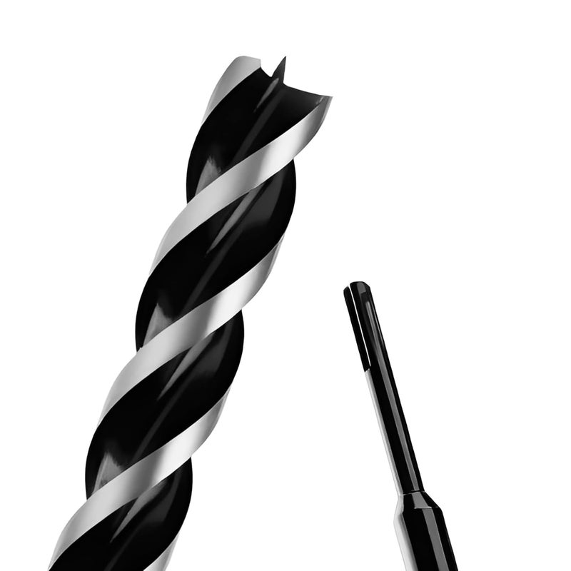 WOBLLMX 1-1/2" x 32" Auger Drill Bit with SDS Plus Shank for Wood,Tri Flute Ship Auger Long Drill Bit for Soft and Hard Wood,Tree Stump,Plastic,Drywall and Composite Materials - Image 1